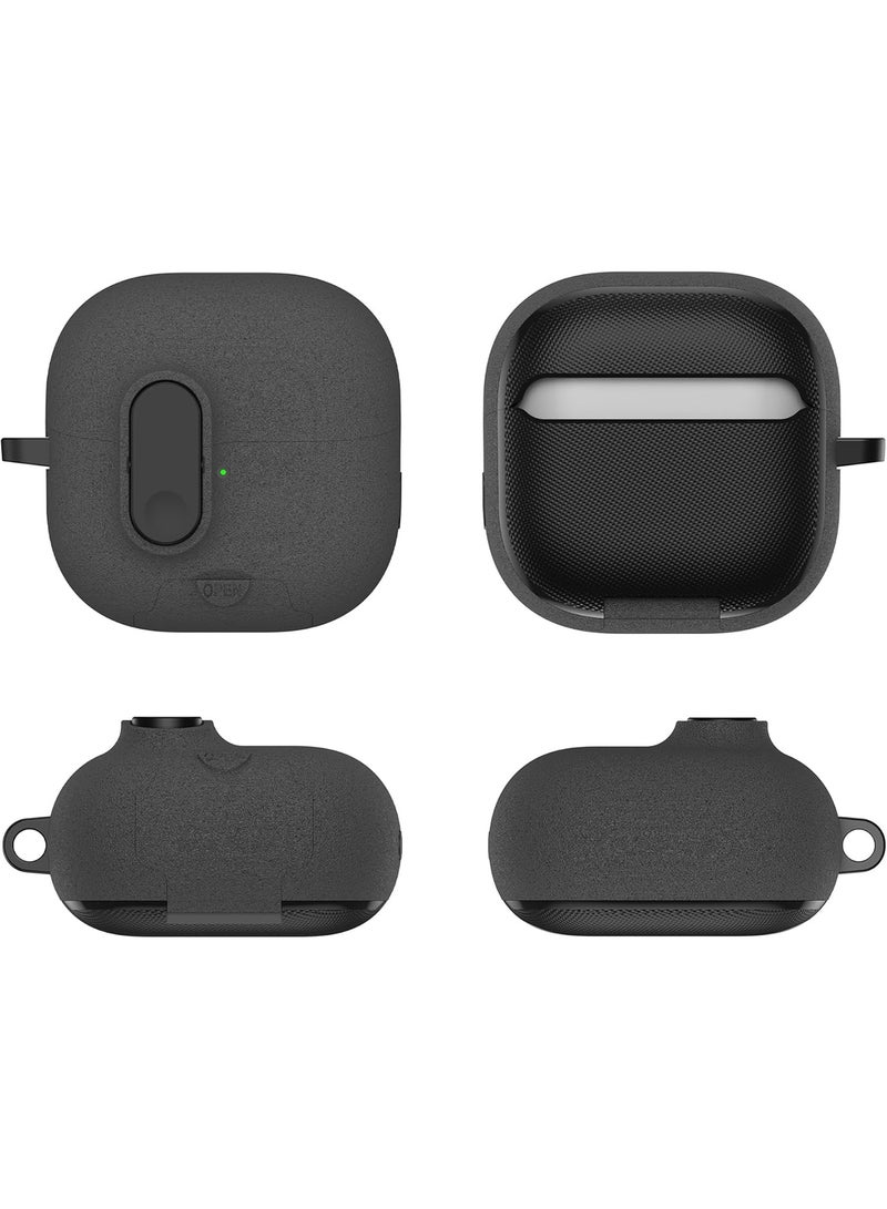 Adando Modern Lock Case for HUAWEI FreeClip 2 Cover, Mil-Rugged Protection with Secure Lock Shockproof Protective Case Cover for HUAWEI FreeClip 2 2025 (Grey) - Image 4